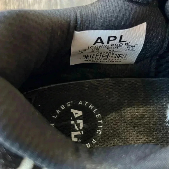 Apl Shoes Athletic Zebra Print Iconic Pro Hair Calf Sneakers Size 9 Womens - Picture 7 of 7